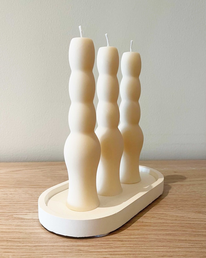 3 stick candles set