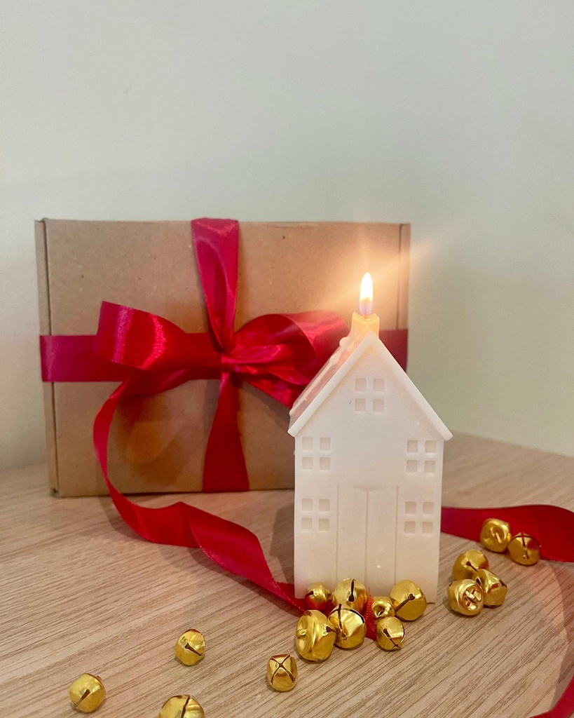 Christmas House Candle