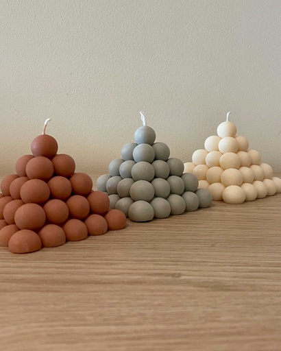 Pyramid candle