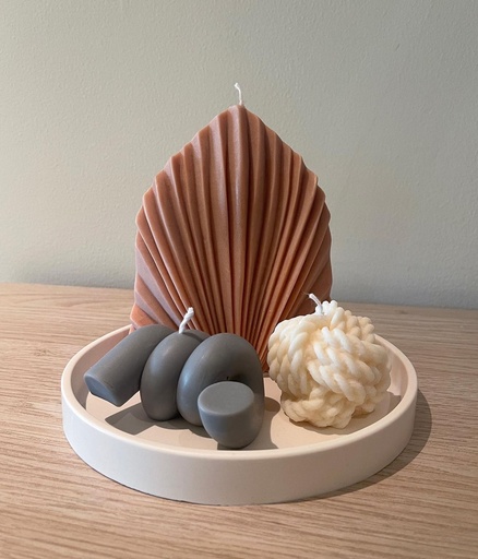 Shell candle set