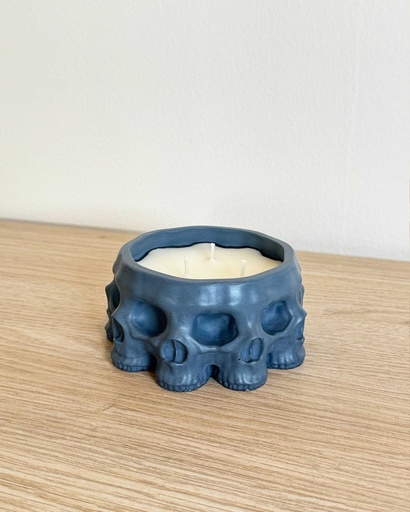 Skull Halloween candle